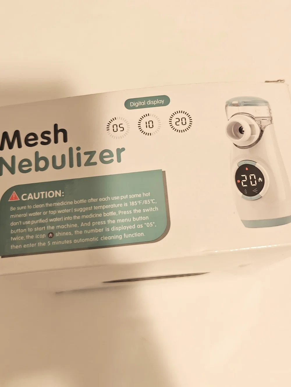 Mival Mesh Nebulizer Model MY-135B a portable device for inhalation therapy. New - Picture 2 of 8